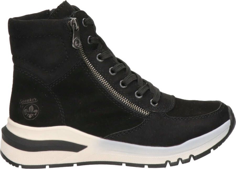Rieker Veterschoenen Hoog Veterschoenen Hoog zwart