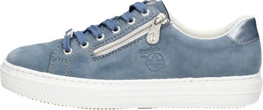 Rieker Stijlvolle Blauwe Damessneakers Blauw Dames