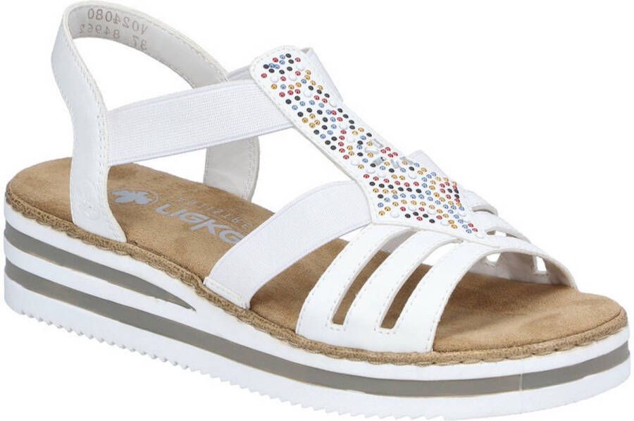 Rieker -Dames wit sandalen