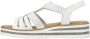 Rieker Comfort Veterschoenen voor Dames in wit - Thumbnail 1