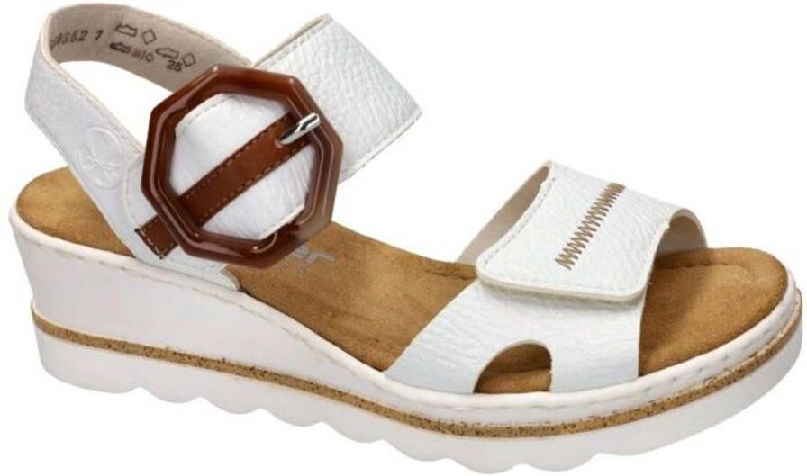 Rieker -Dames wit sandalen