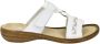 Rieker Slippers sleehak zomerschoen pantoffels in zomerse kleuren - Thumbnail 1