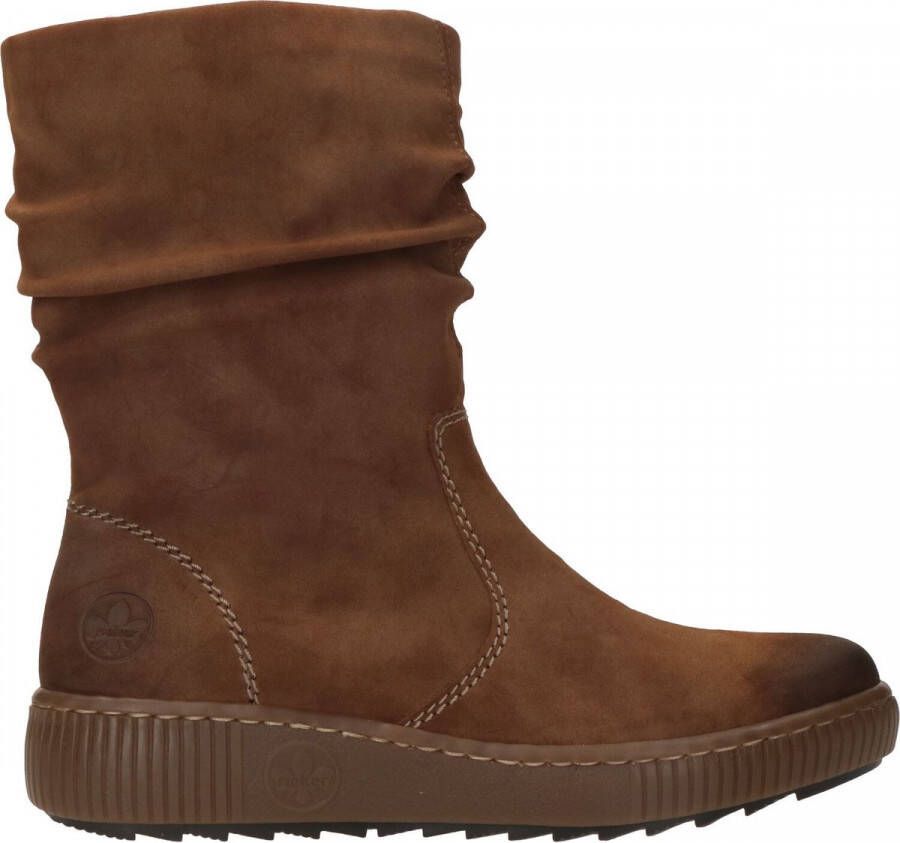 Rieker Enkellaarsjes Plat Enkellaarsjes Plat cognac