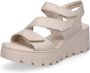Rieker damessandaal beige - Thumbnail 1