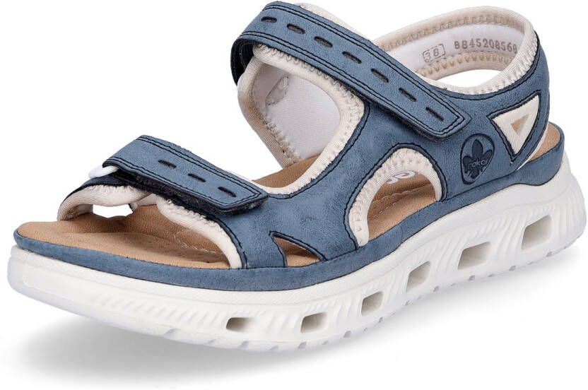 OTTO RIEKER Sport Sandalen Outdoorsandalen zomerschoen sandaal plateauhak met klittenbandsluitingen