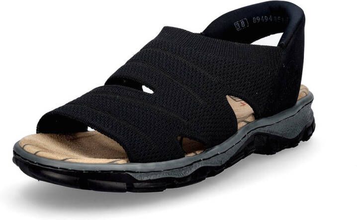 Rieker Sandalen Trekkingsandaal outdoorsandaal zomerschoen met elastische instap