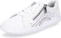 Rieker damesschoen lage veterschoen slip-on 52824-80 parelwit - Thumbnail 1