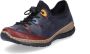 Rieker damesschoenen lage instappers N3271-35 blauw combi - Thumbnail 1