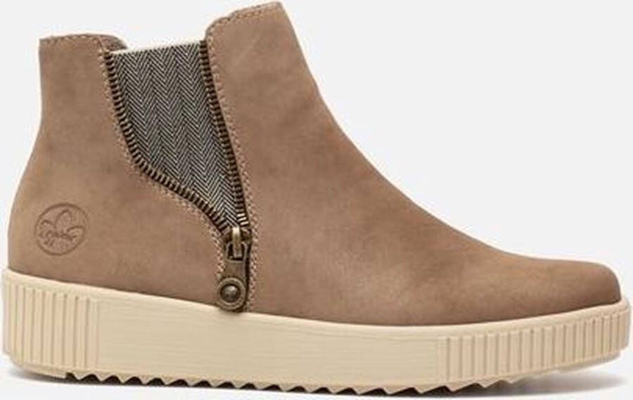Rieker Enkellaarsjes beige