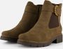 Rieker Chelsea-boots enkellaars instaplaarzen hakken met decoratieve gesp - Thumbnail 1