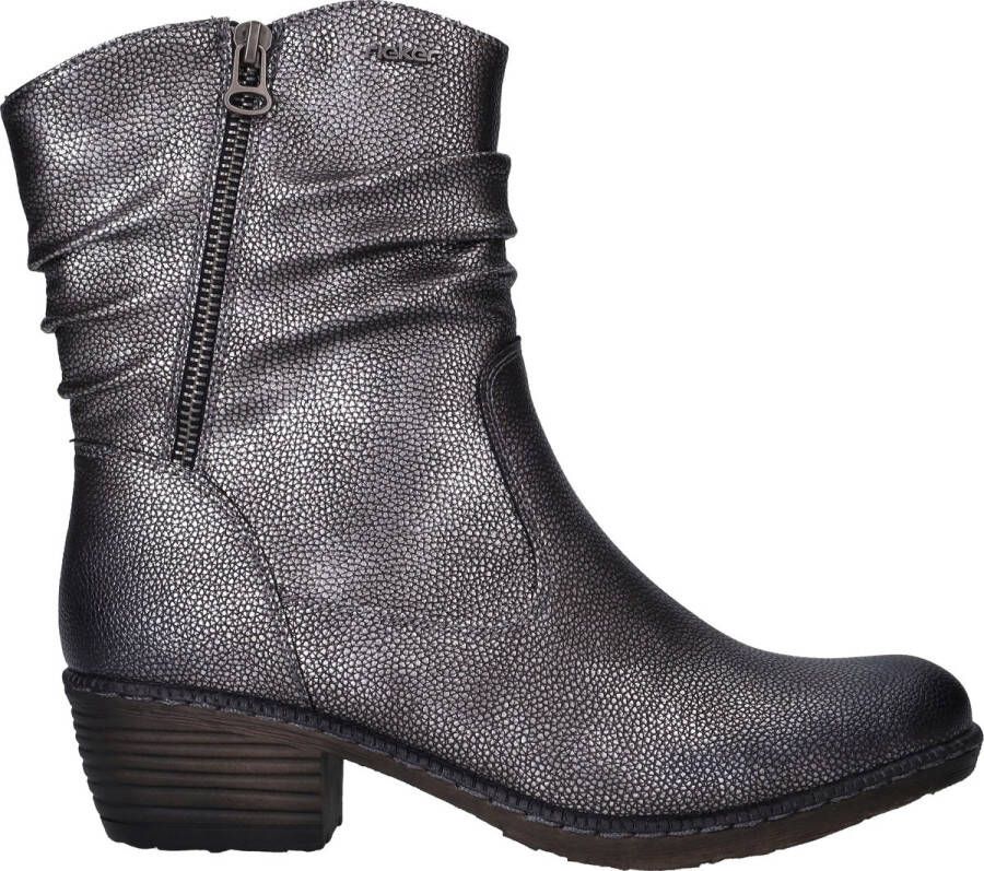 Rieker Enkellaarsjes Hak Enkellaarsjes Hak Zilverkleur