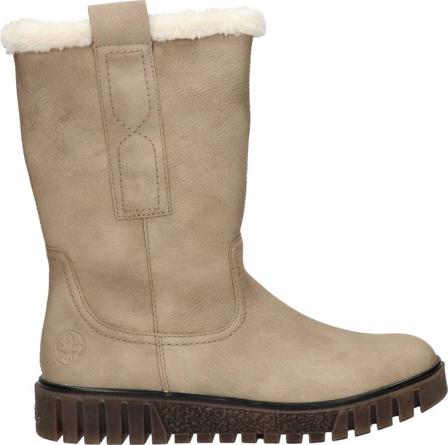 Rieker Warme en stijlvolle beige dameslaarzen Beige Dames