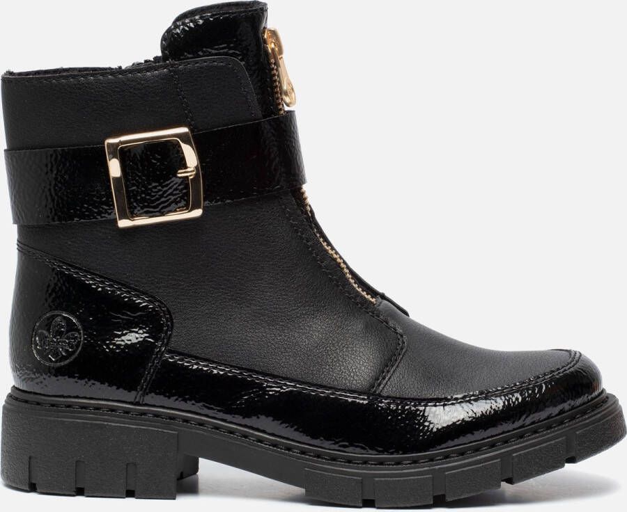 Rieker Comfortabele Chelsea Boot voor Modebewuste Vrouwen Black Dames