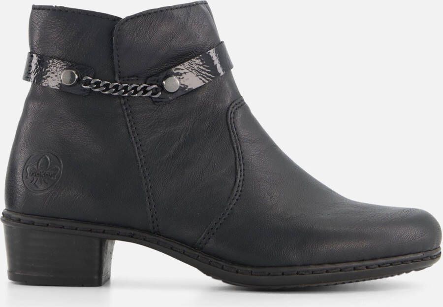 Rieker Laarsjes met kleine decoratieve ketting aan de schacht smalle vorm - Foto 2