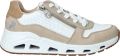 OTTO RIEKER Sport Sneakers met sleehak veterschoenen lage schoen vrijetijdssneaker met rits - Beige