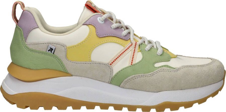OTTO RIEKER Sport Sneakers met sleehak Bel Air vrijetijdsschoen lage schoen veterschoen met uitneembaar voetbed