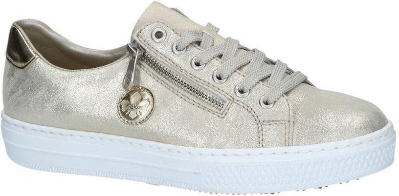 Rieker woman sneakers delphi nude beige Groen Dames