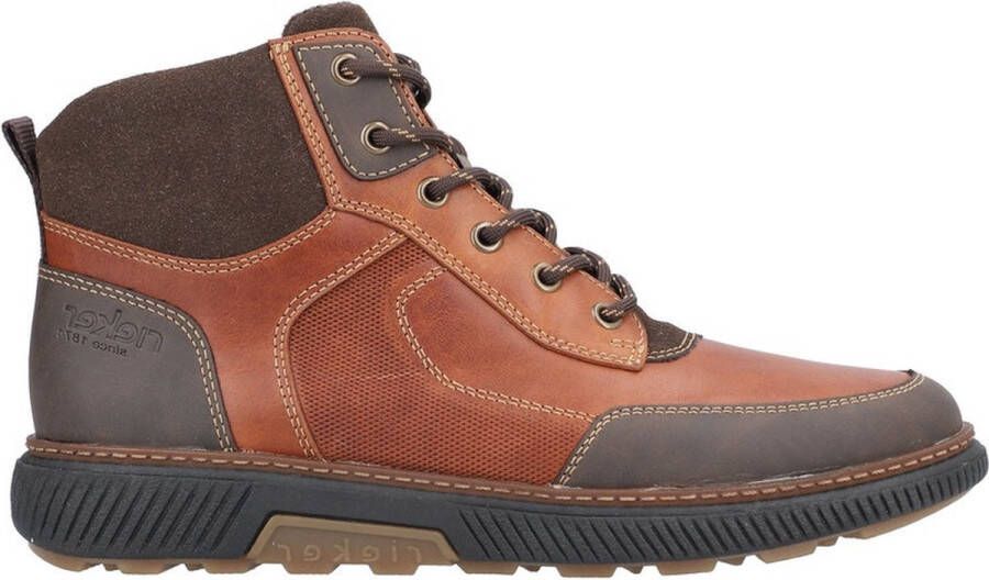 Rieker B3341 Enkelhoge cognac veterschoen Kleur Cognac)