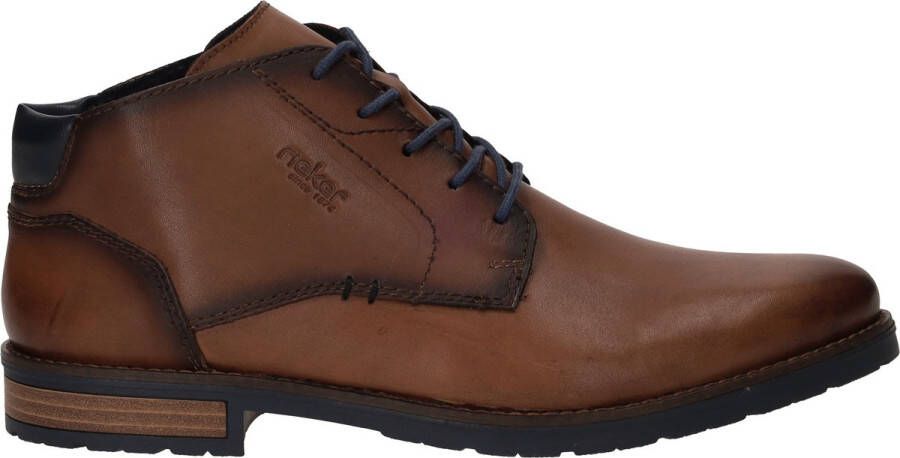 Rieker Veterlaarsjes zakelijke enkellaars veterschoenen met zachte binnenzool