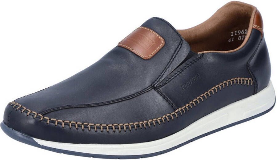 Rieker Instappers Zomerschoen instapschoen vrijetijdsschoen met ingewikkelde randstiksel - Foto 4