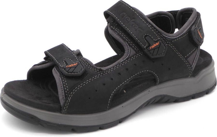Rieker Sandalen zomerschoen klittenbandschoen vrijetijdssandaal met 3 klittenbandsluitingen