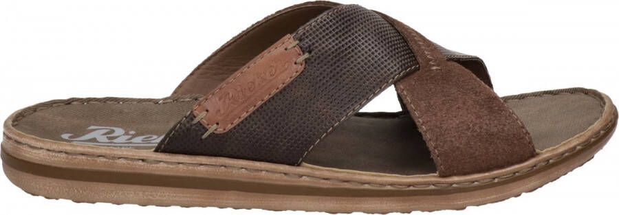 Rieker Heren Slipper 21063 20 Bruin