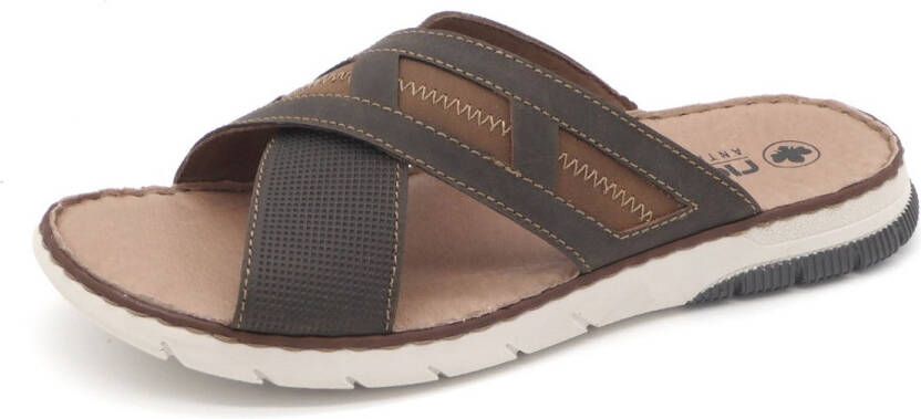 Rieker Heren Slipper 25252-25 Bruin