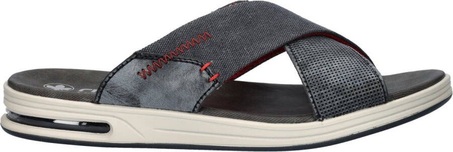 Rieker heren slipper Donkerblauw