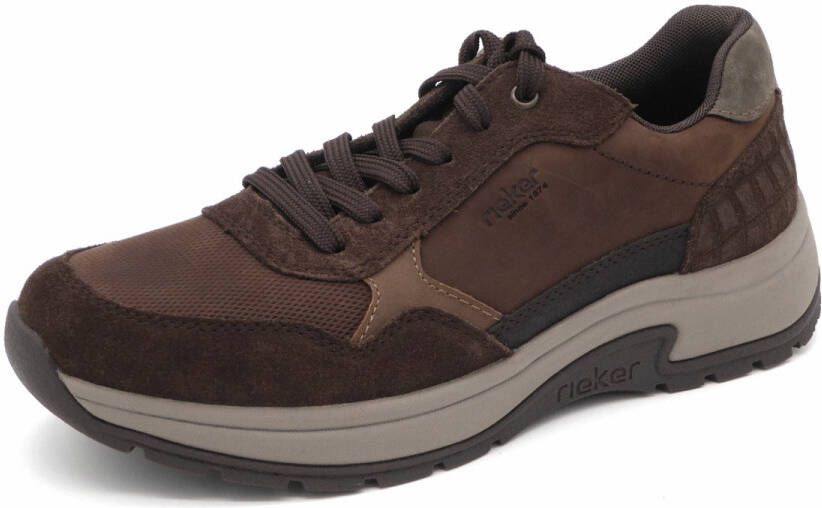 Rieker Heren Sneaker 11003-25 Bruin Wijdte H
