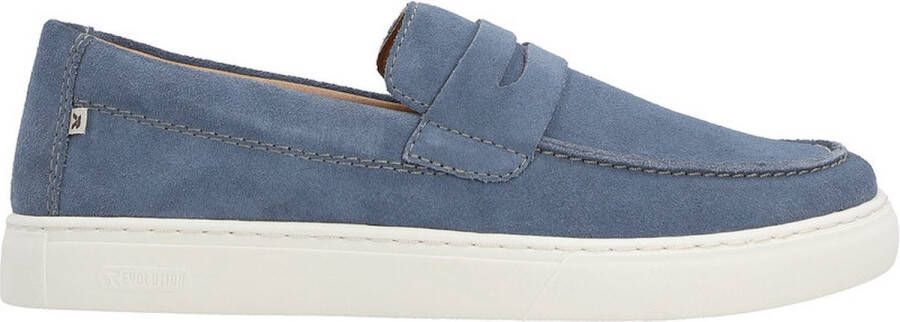 Rieker Blauwe Sneakers voor Mannen Blue Heren