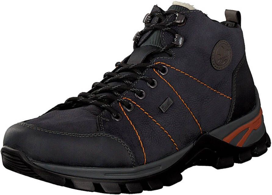 Rieker heren veterboot blauw