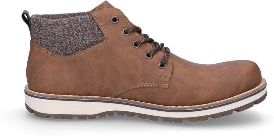 Rieker heren veterboot bruin