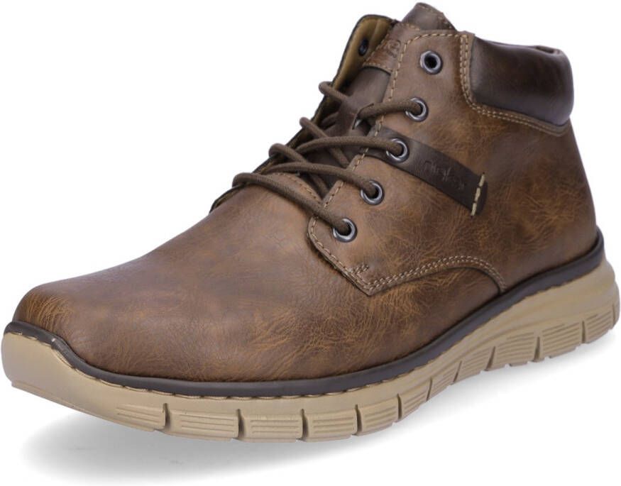 Rieker heren veterboot bruin