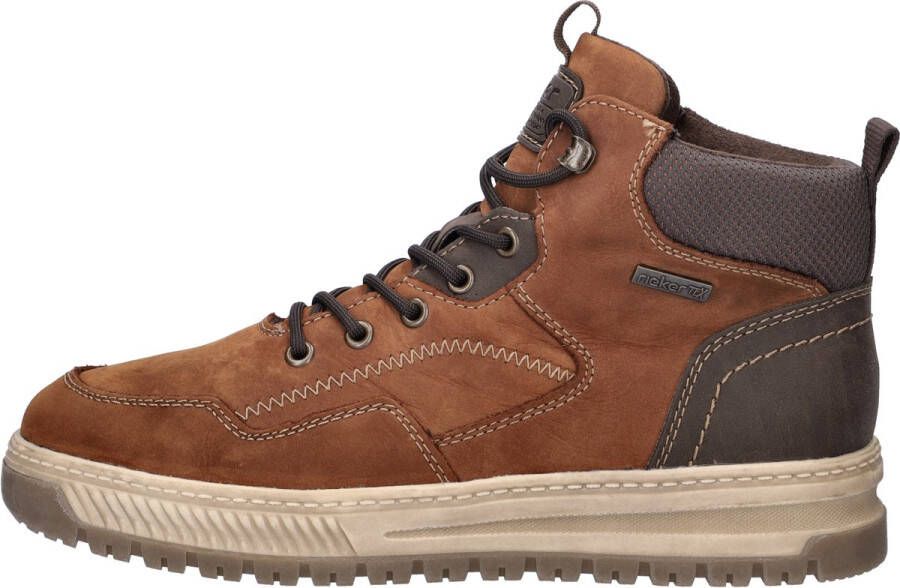 Rieker heren veterboot Cognac