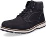 Rieker heren veterboot zwart - Thumbnail 1