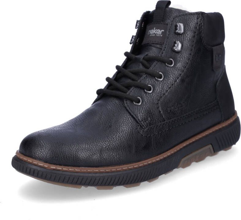 Rieker Zwarte Casual Gesloten Booties Black Heren