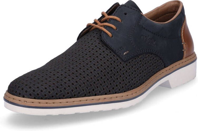 Rieker heren veterschoen blauw