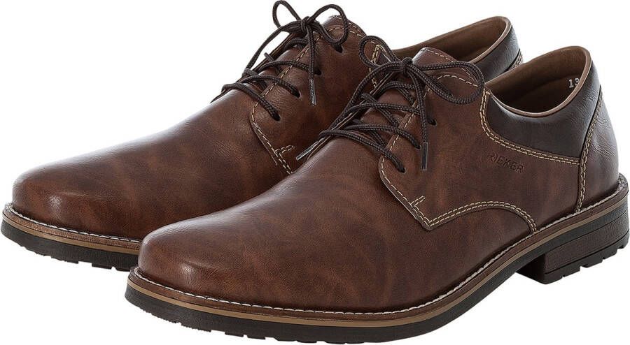 Rieker heren veterschoenen halve schoenen zakelijke schoenen leren schoenen 13200-24 brown