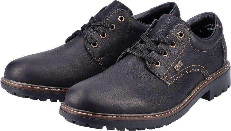 Rieker heren veterschoenen halve schoenen zakelijke schoenen leren schoenen B4610 zwart