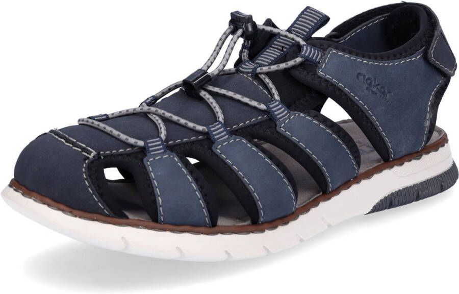 Rieker Sandalen zomerschoen klittenbandschoen vrijetijdssandaal gesloten teengebied