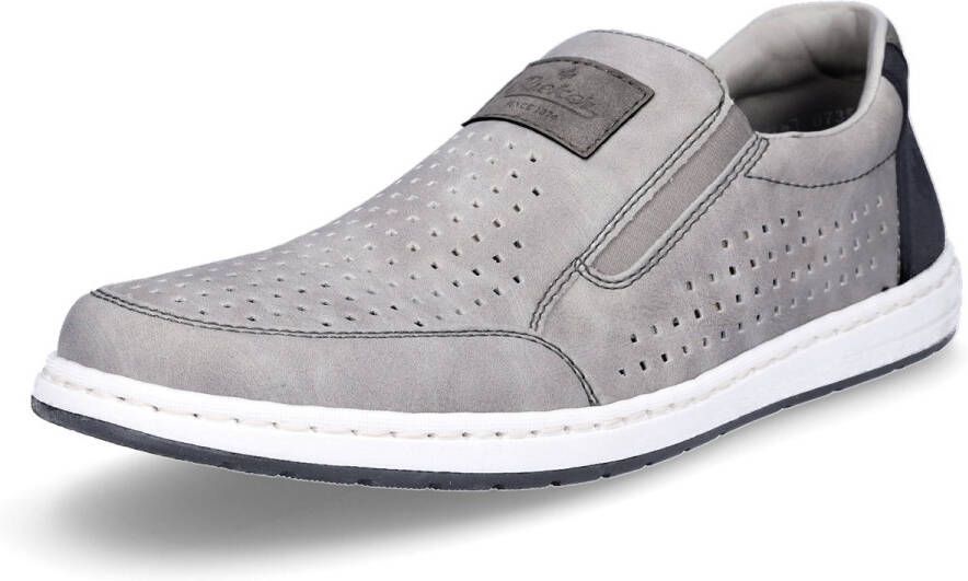Rieker Instappers slip-on sneaker loafer comfort schoen met elastiek voor goede pasvorm