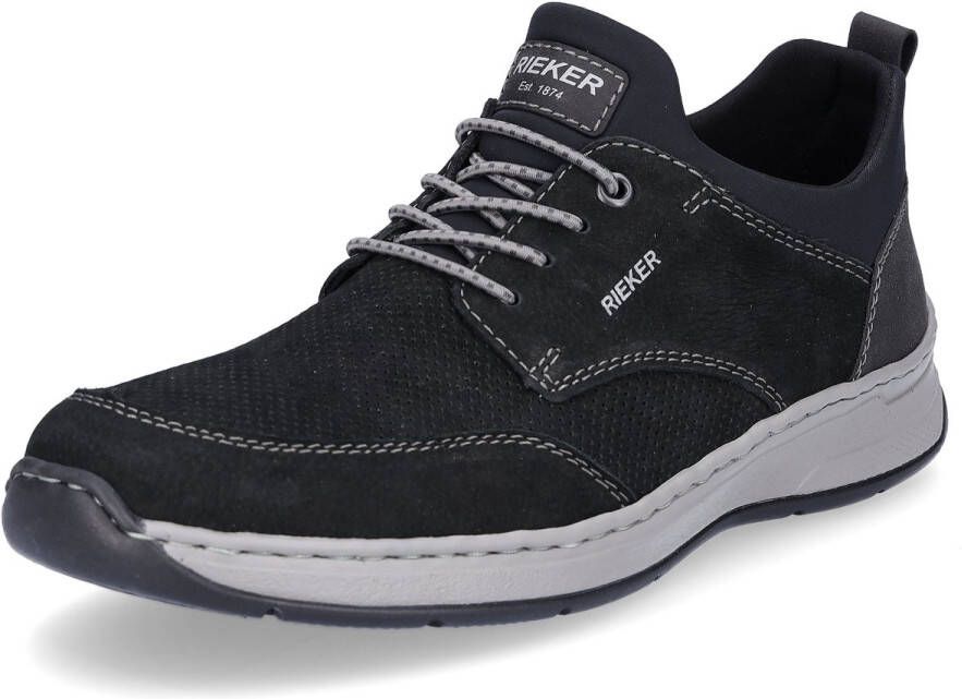 Rieker herenschoen slip-on zwart