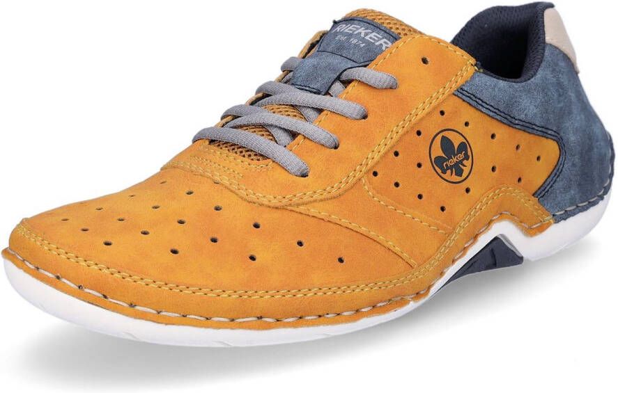 Rieker Sneakers veterschoen lage schoen vrijetijdsschoen met memosoft binnenzool