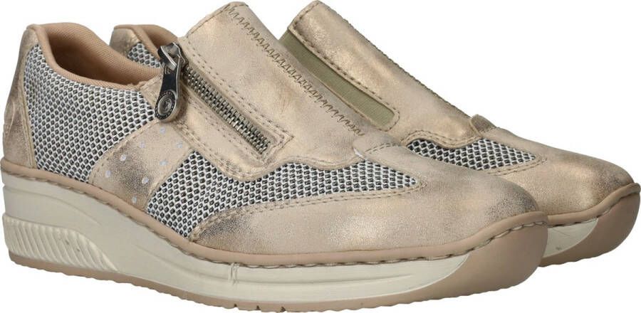 Rieker Instappers beige Synthetisch