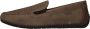 Rieker Bruine Nubuck Loafer met Flexibele Zool Brown Heren - Thumbnail 1