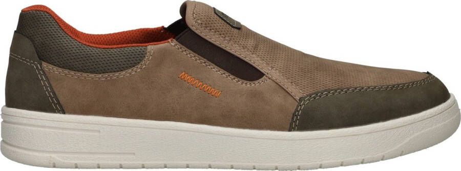 Rieker Heren Instapper Bruin Oranje Multicolor Heren