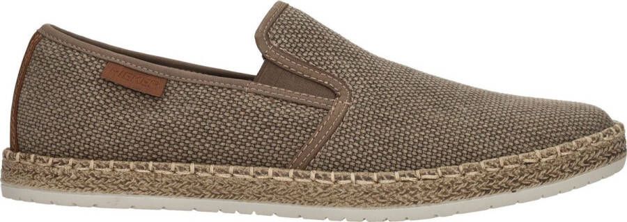 Rieker Beige Casual Closed Espadrilles Beige Heren