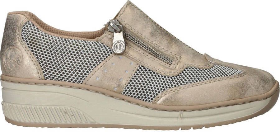 Rieker Instappers beige Synthetisch
