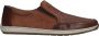 Rieker Instappers Slip-on sneaker instapschoen loafer met geperforeerde bovenkant - Thumbnail 1