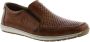 Rieker Instappers Slip-on sneaker instapschoen loafer met geperforeerde bovenkant - Thumbnail 14